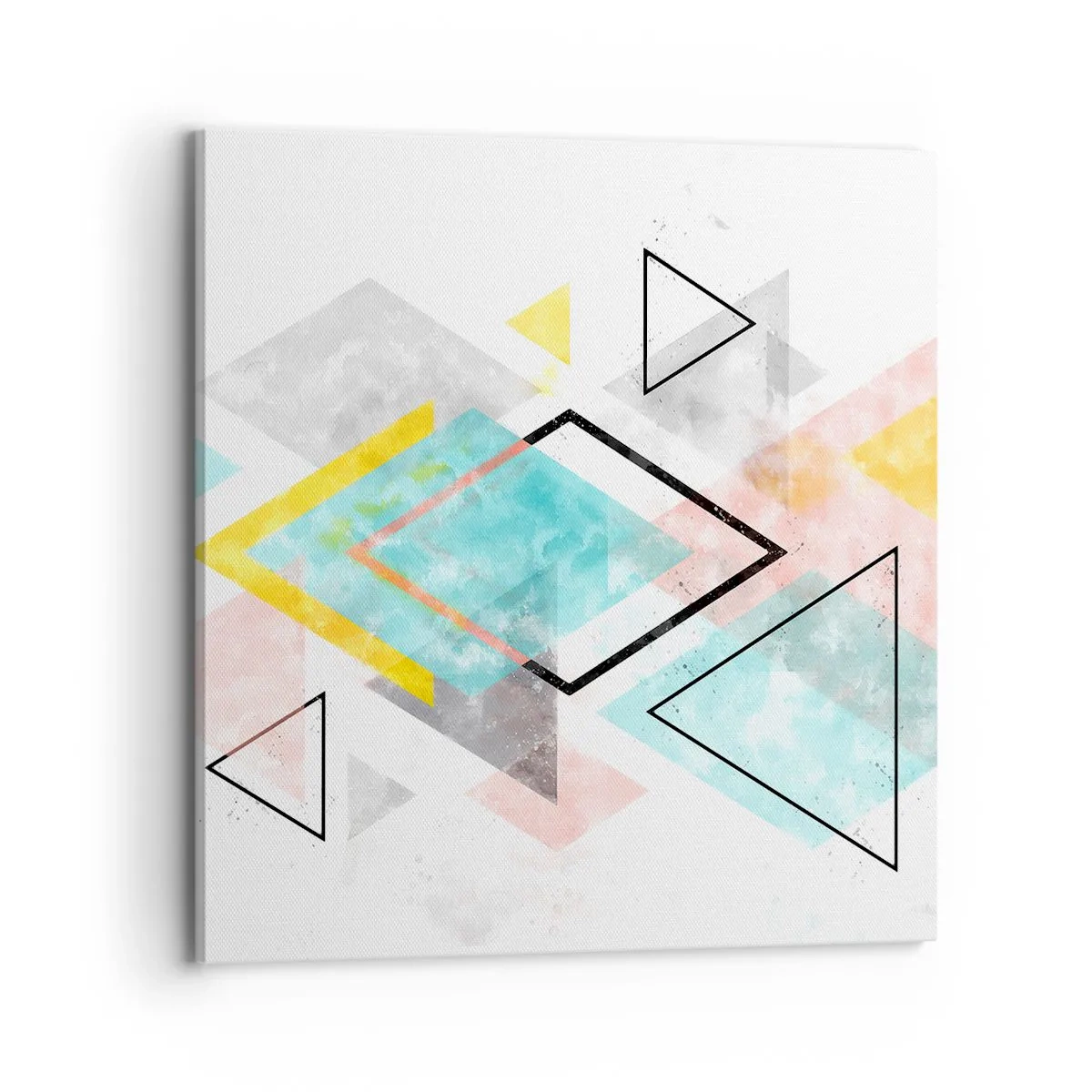 Tablou pe pânză - Joc geometric - 70x70 cm