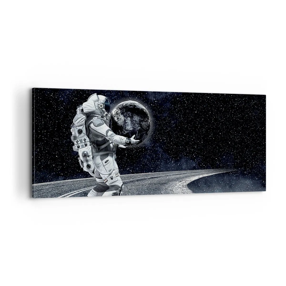 Tablou pe pânză - Pe Calea Lactee - 100x40 cm