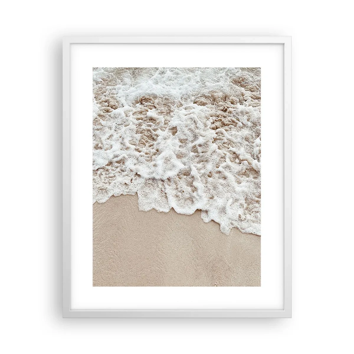 Poster în ramă albă - Mă întorc imediat - 40x50 cm