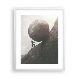 Poster în ramă albă - Cred, în ciuda așteptărilor - 40x50 cm
