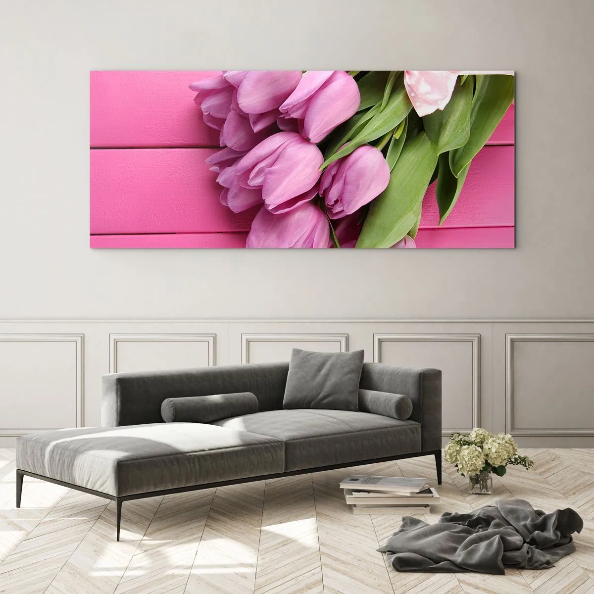 Tablou pe sticlă - Doar pentru tine - 90x30 cm