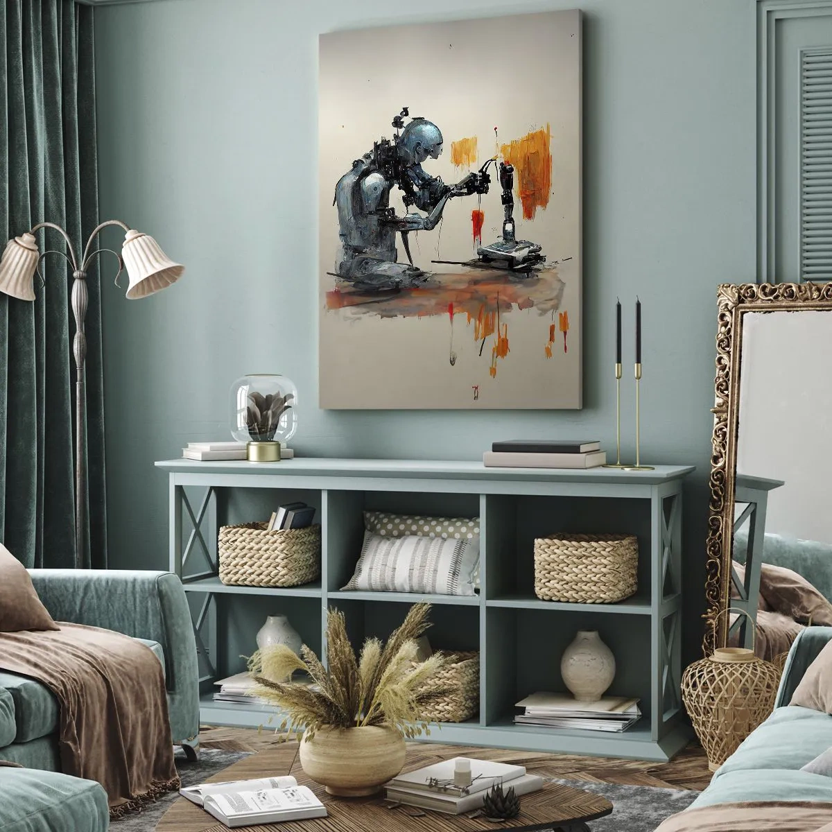 Tablou pe pânză - Vine ziua de mâine..... - 80x120 cm