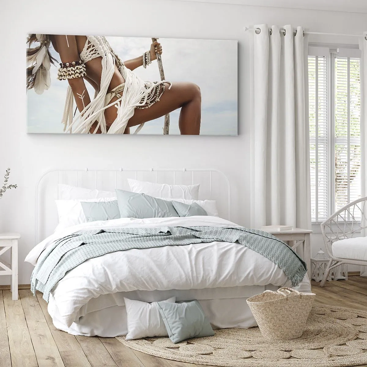 Tablou pe pânză - Preoteasa Soarelui - 100x40 cm