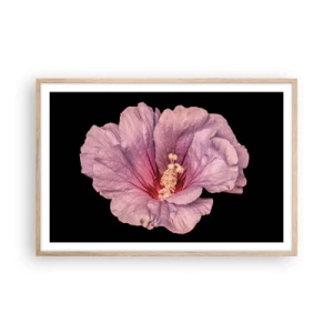 Poster în ramă de stejar deschis - Direct la inimă - 91x61 cm