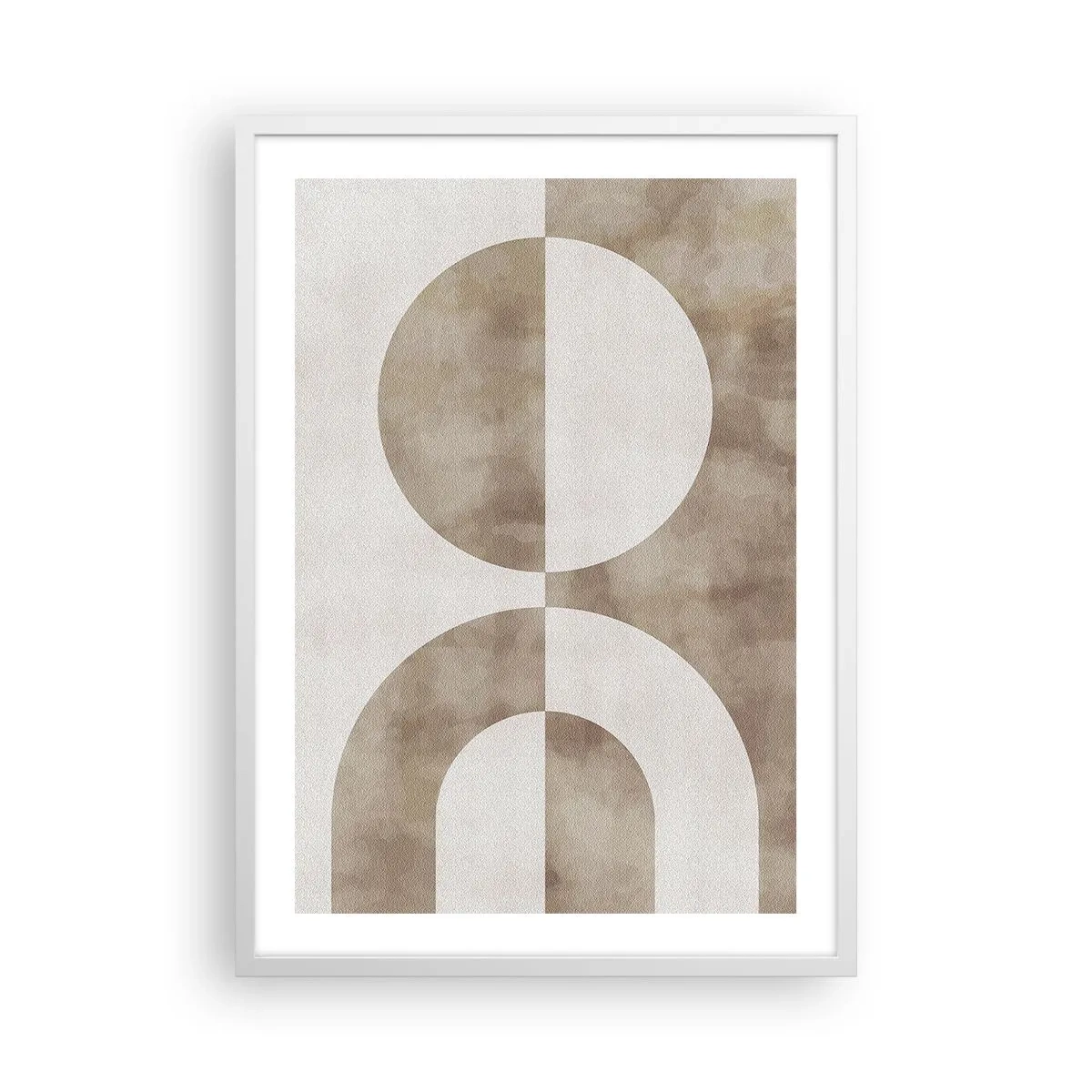 Poster în ramă albă - Similitudini și diferențe - 50x70 cm