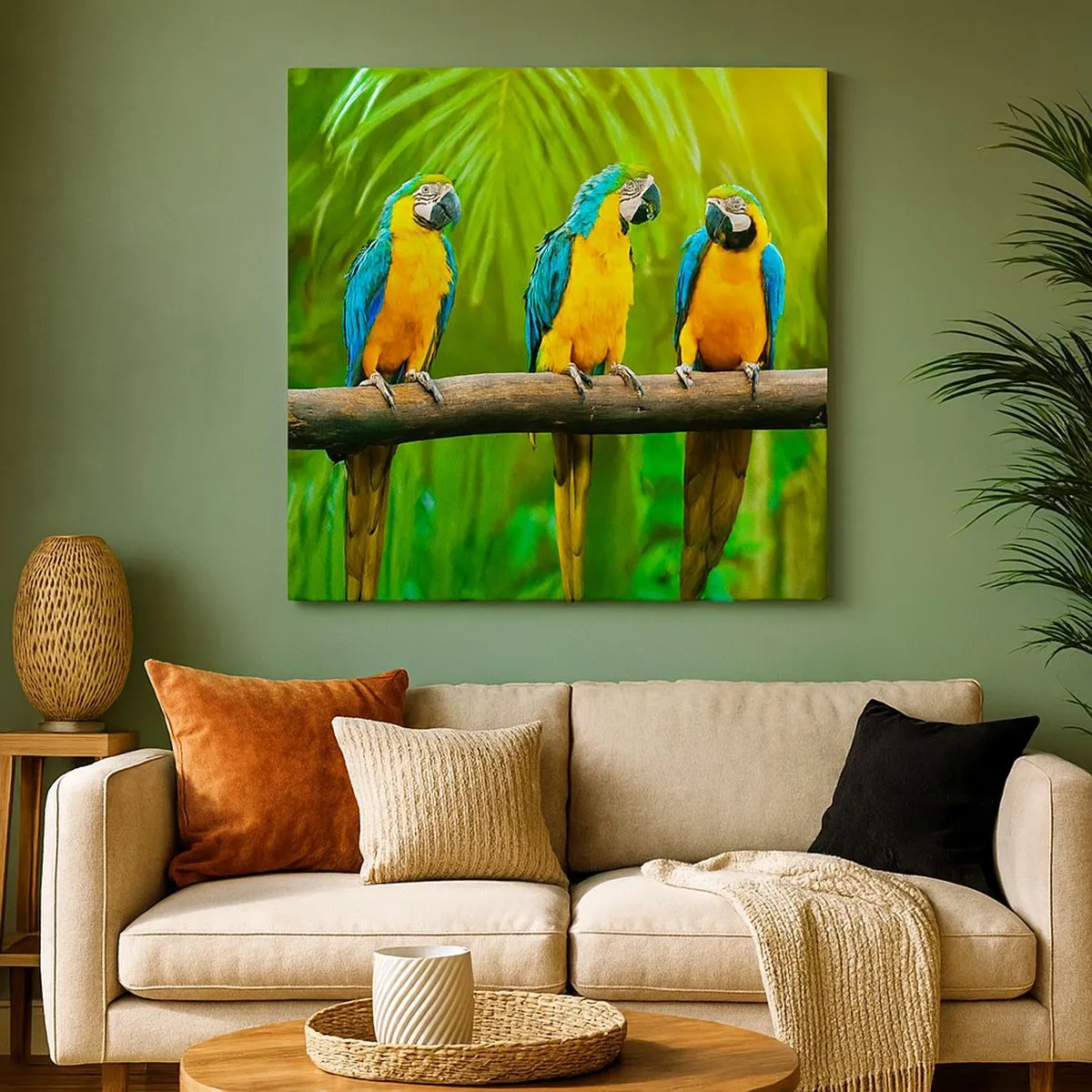 Tablou pe pânză - Și ai auzit că ea...? - 30x30 cm