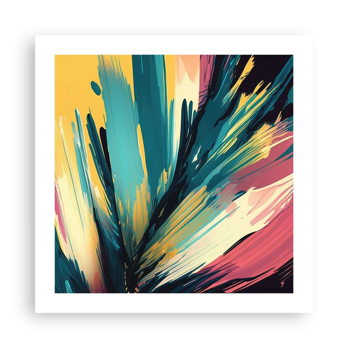 Poster - Compoziția - o explozie de bucurie - 50x50 cm