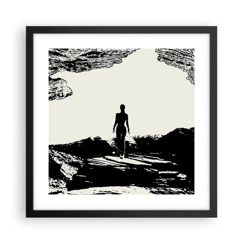 Poster în ramă neagră - O nouă înfățișare - 40x40 cm