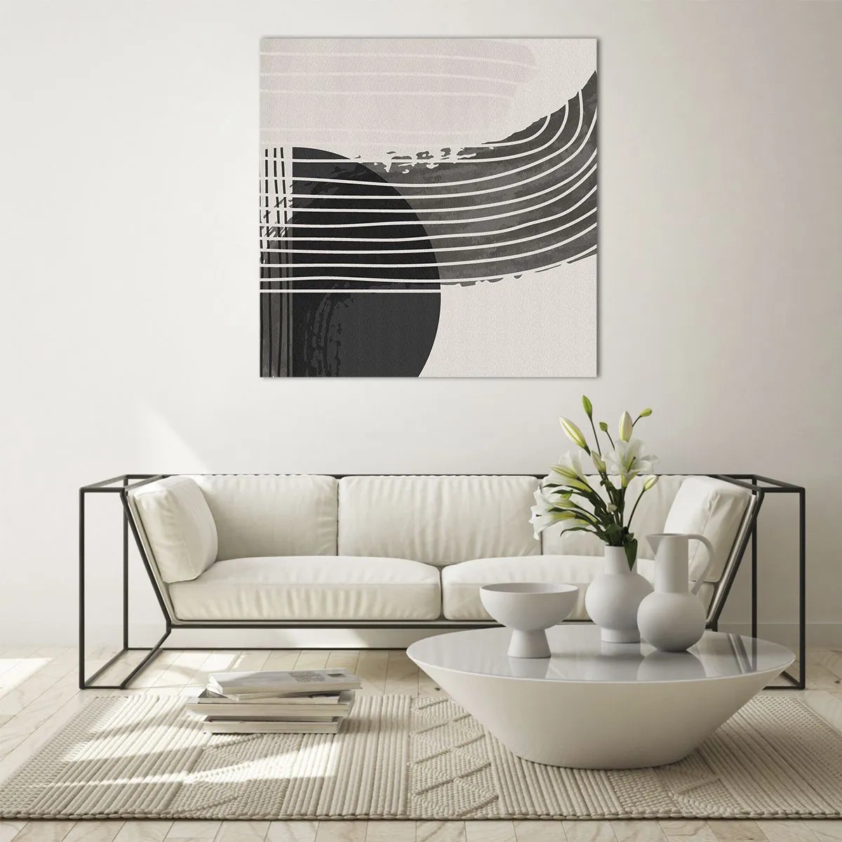 Tablou pe sticlă - Până acolo și înapoi - 60x60 cm