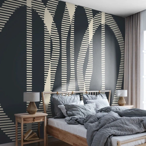 Tapet Premium Sand - Încercare de străpungere a întunericului - Abstracția, Bucată, Model modern - 350x256 cm