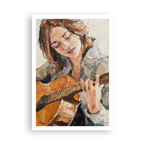 Poster - Concert pentru chitară și inima unei fete - 70x100 cm