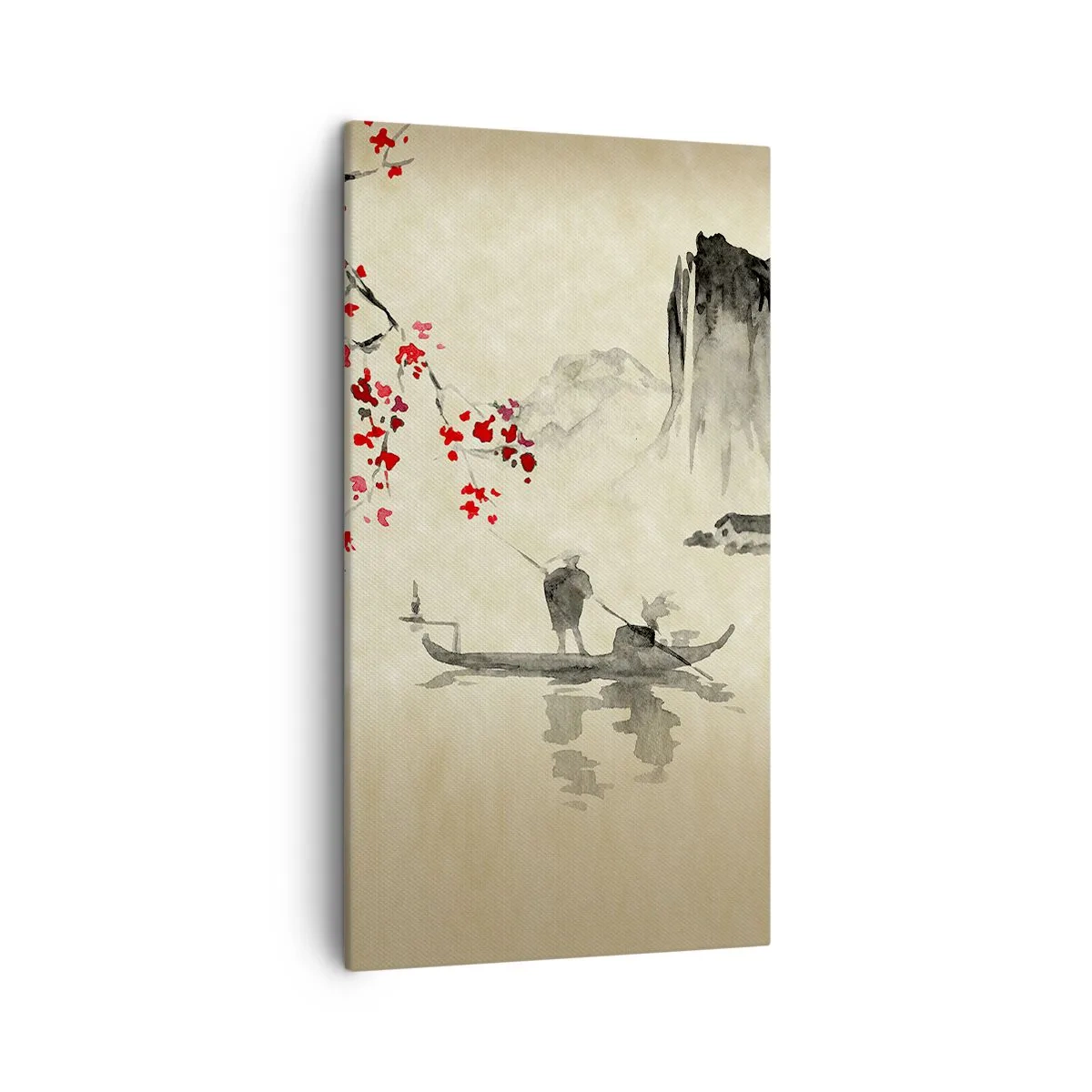 Tablou pe pânză - În țara florilor de cireș - 45x80 cm
