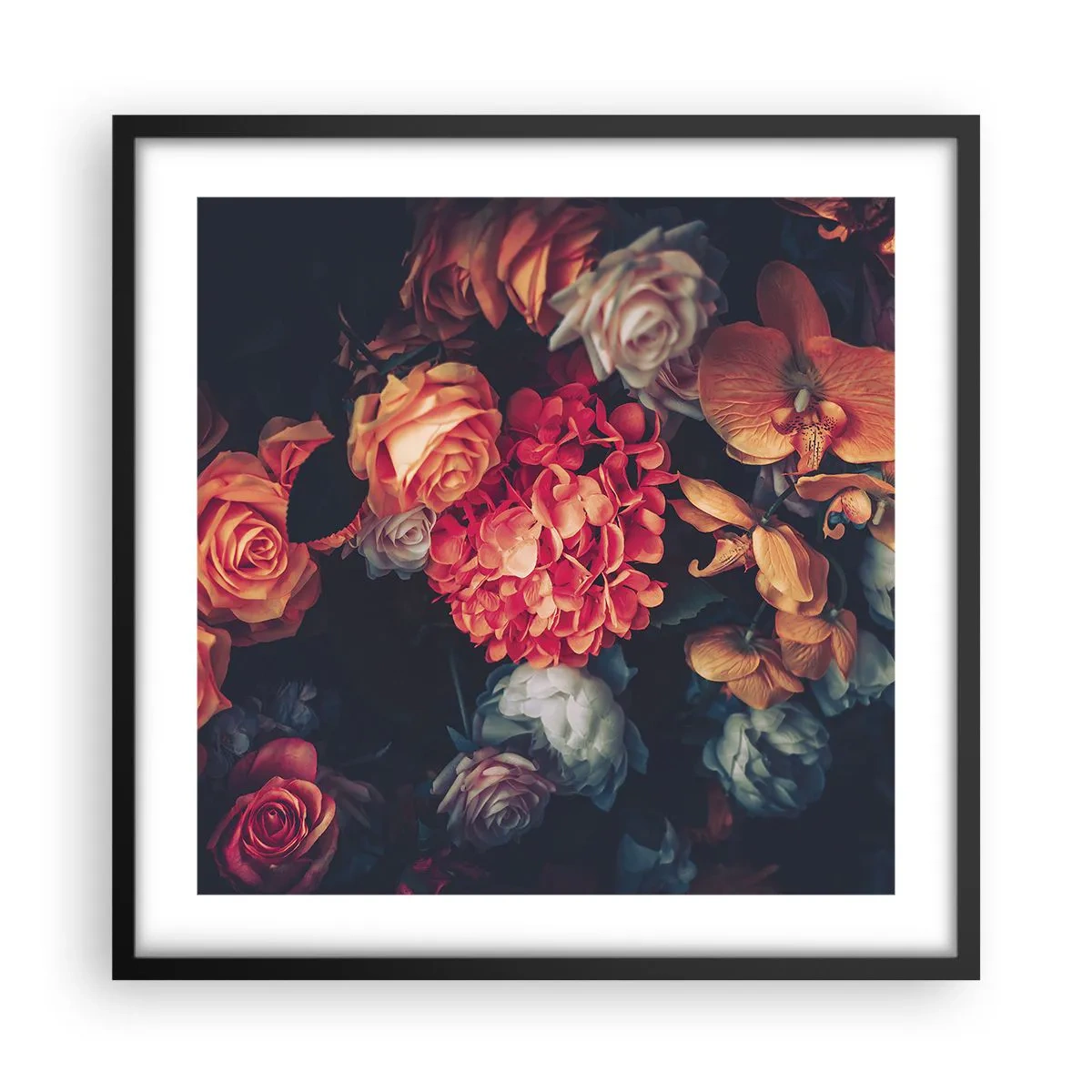 Poster în ramă neagră - Ca la maeștri olandezi - 50x50 cm