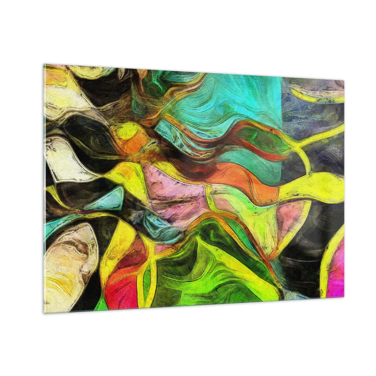Tablou pe sticlă - Mișcarea este viață - 100x70 cm