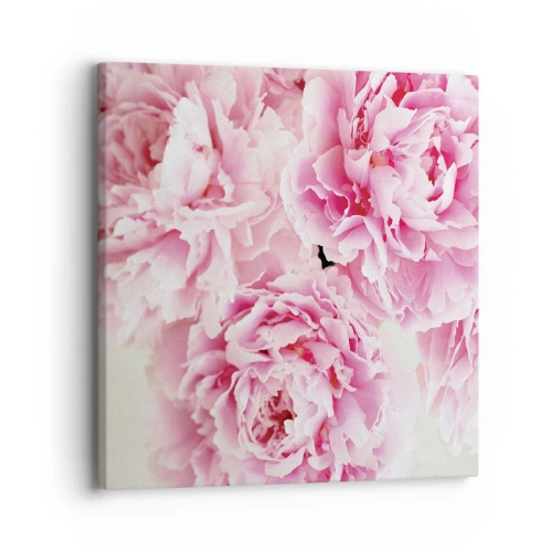 Tablou pe pânză - În luxul roz - 30x30 cm