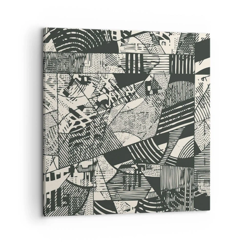 Tablou pe pânză - Dinamica de astăzi - 50x50 cm