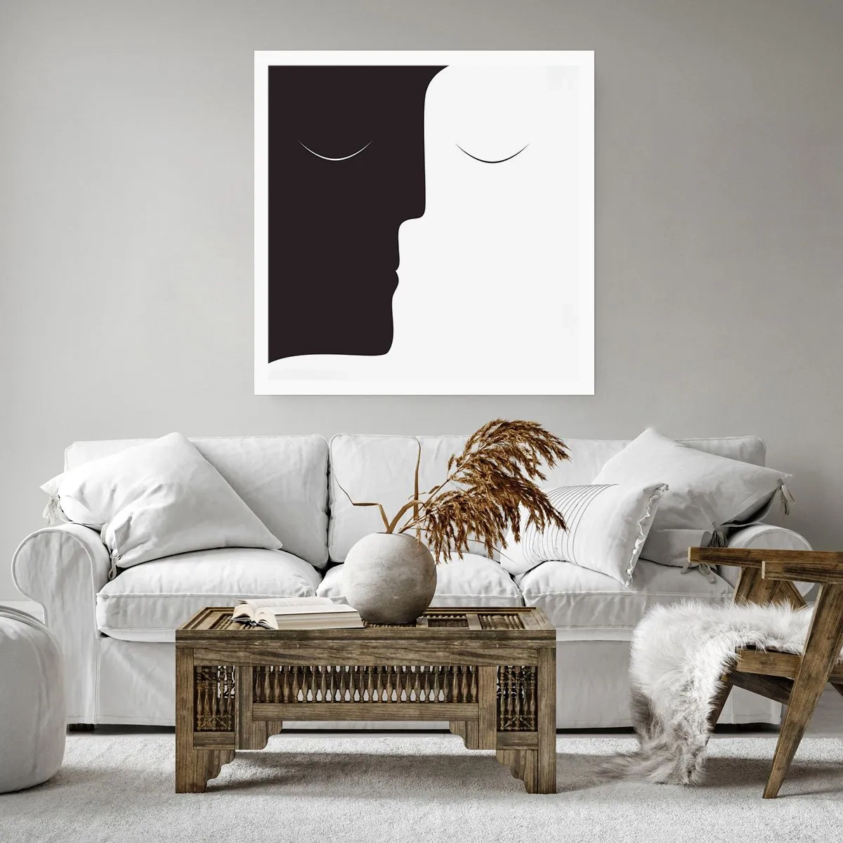 Poster - Unitatea contrariilor - 40x40 cm