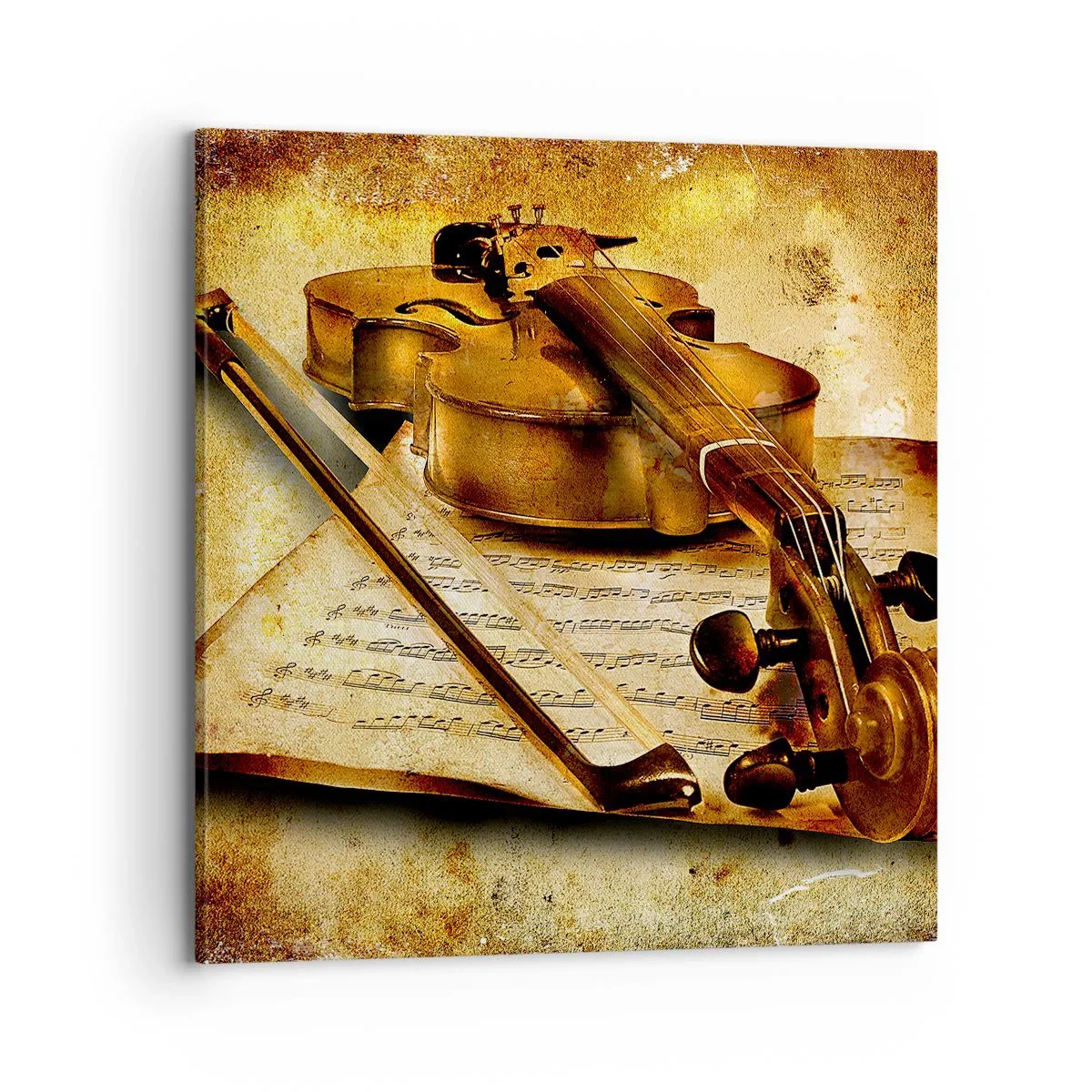 Tablou pe pânză - Virtuozitate necesară imediat - 70x70 cm