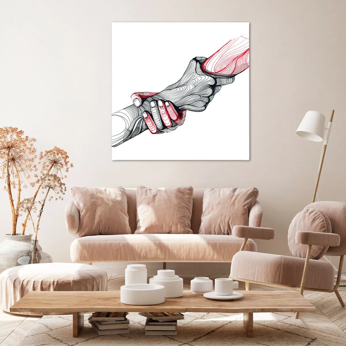Tablou pe pânză - Ești pe mâini bune - 70x70 cm