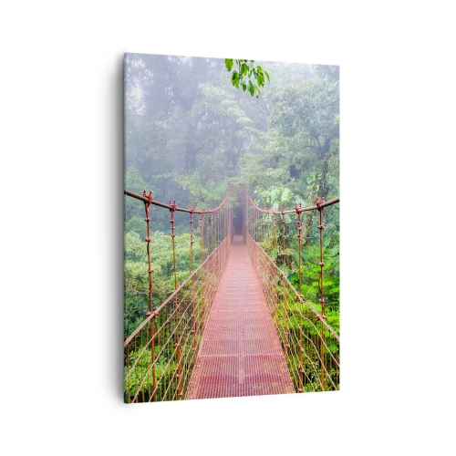 Tablou pe pânză - Suspendat deasupra coroanelor arborilor - 70x100 cm