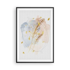 Poster în ramă neagră - Suflul de aur - 61x91 cm