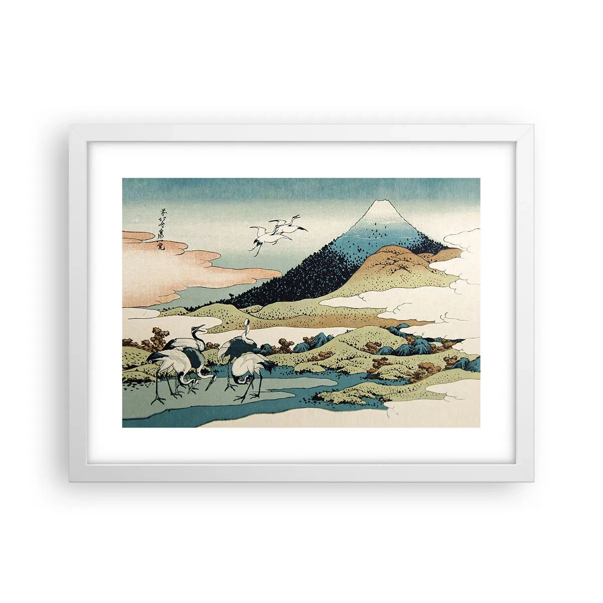 Poster în ramă albă - În mod japonez - 40x30 cm