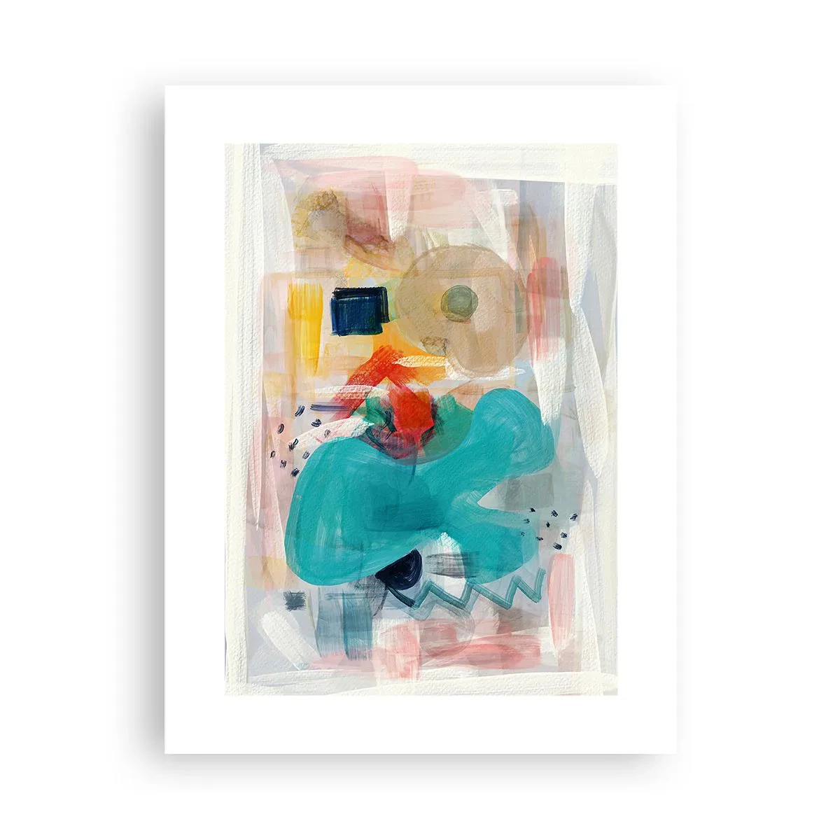 Poster - Joc plin de culoare - 30x40 cm