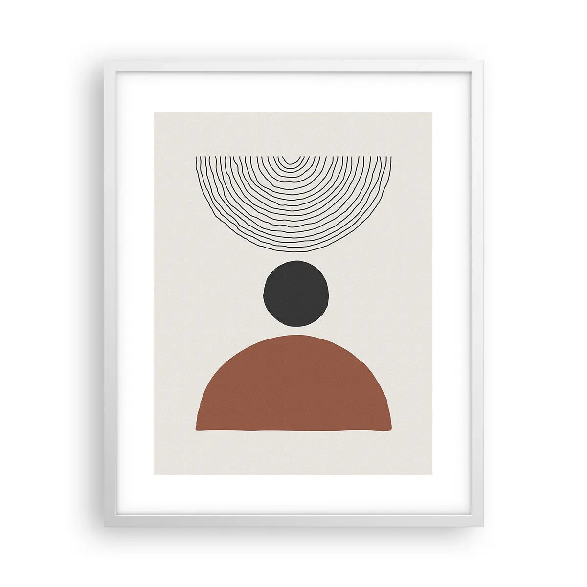 Poster în ramă albă - În centrul atenției - 40x50 cm