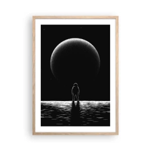 Poster în ramă de stejar deschis - Față în față - 50x70 cm
