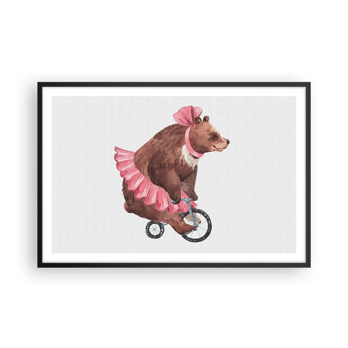 Poster în ramă neagră - Ce circ! - 91x61 cm