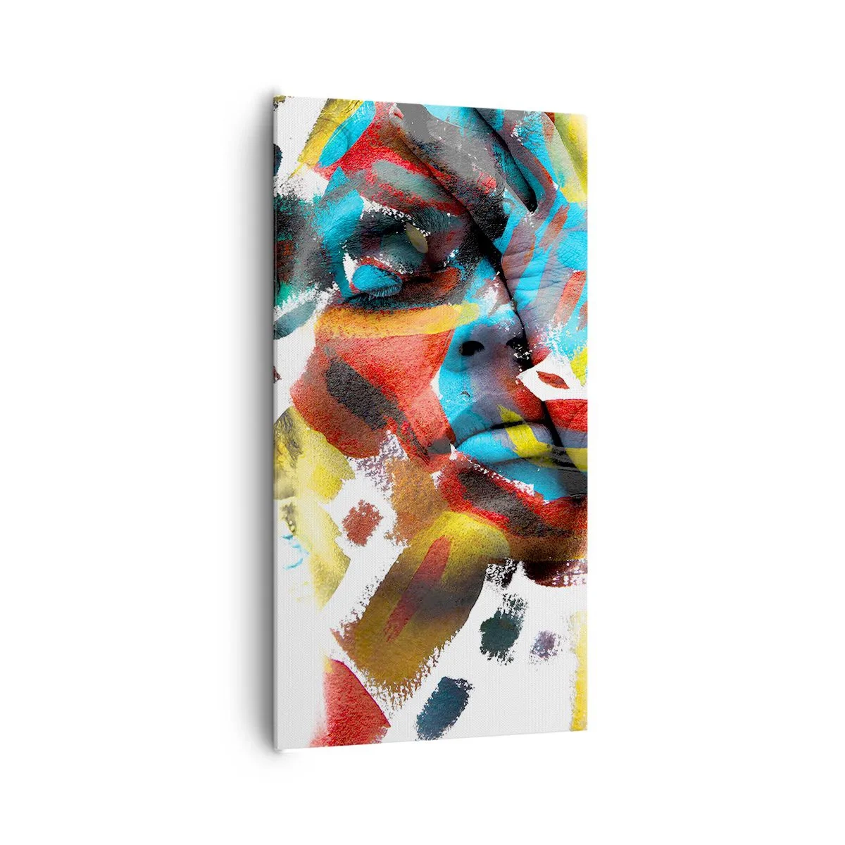Tablou pe pânză - Personalitate colorată - 65x120 cm