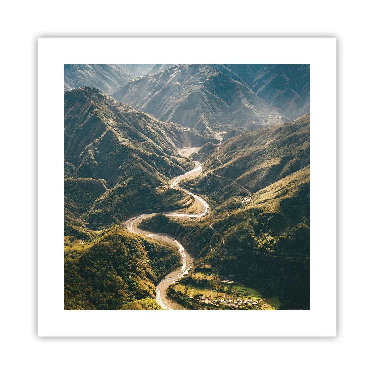 Poster - Direct din inima munților - 40x40 cm