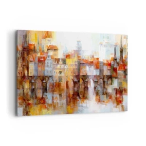 Tablou pe pânză - Frumos și sub pod - 100x70 cm