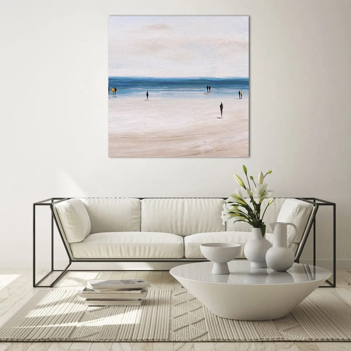 Tablou pe sticlă - Nevoia naturală - 60x60 cm