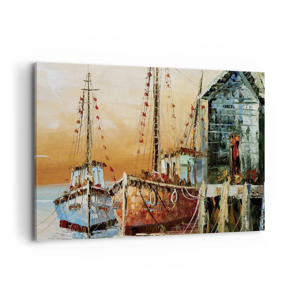 Tablou pe pânză - Întoarcere pașnică - 120x80 cm