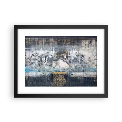 Poster în ramă neagră - Ca pe gheață, ca pe asfalt - 40x30 cm