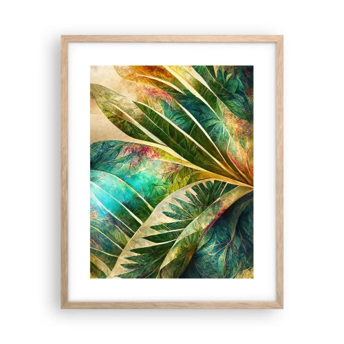 Poster în ramă de stejar deschis - Culorile tropicelor - 40x50 cm