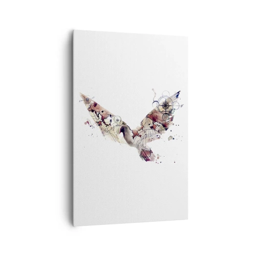 Tablou pe pânză - Vagabondul cu capul în nori - 80x120 cm