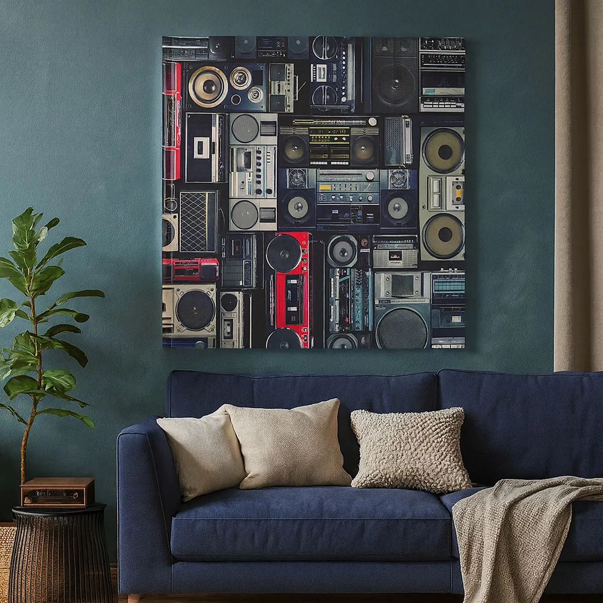 Tablou pe pânză - Nostalgie pentru anii `80. - 30x30 cm