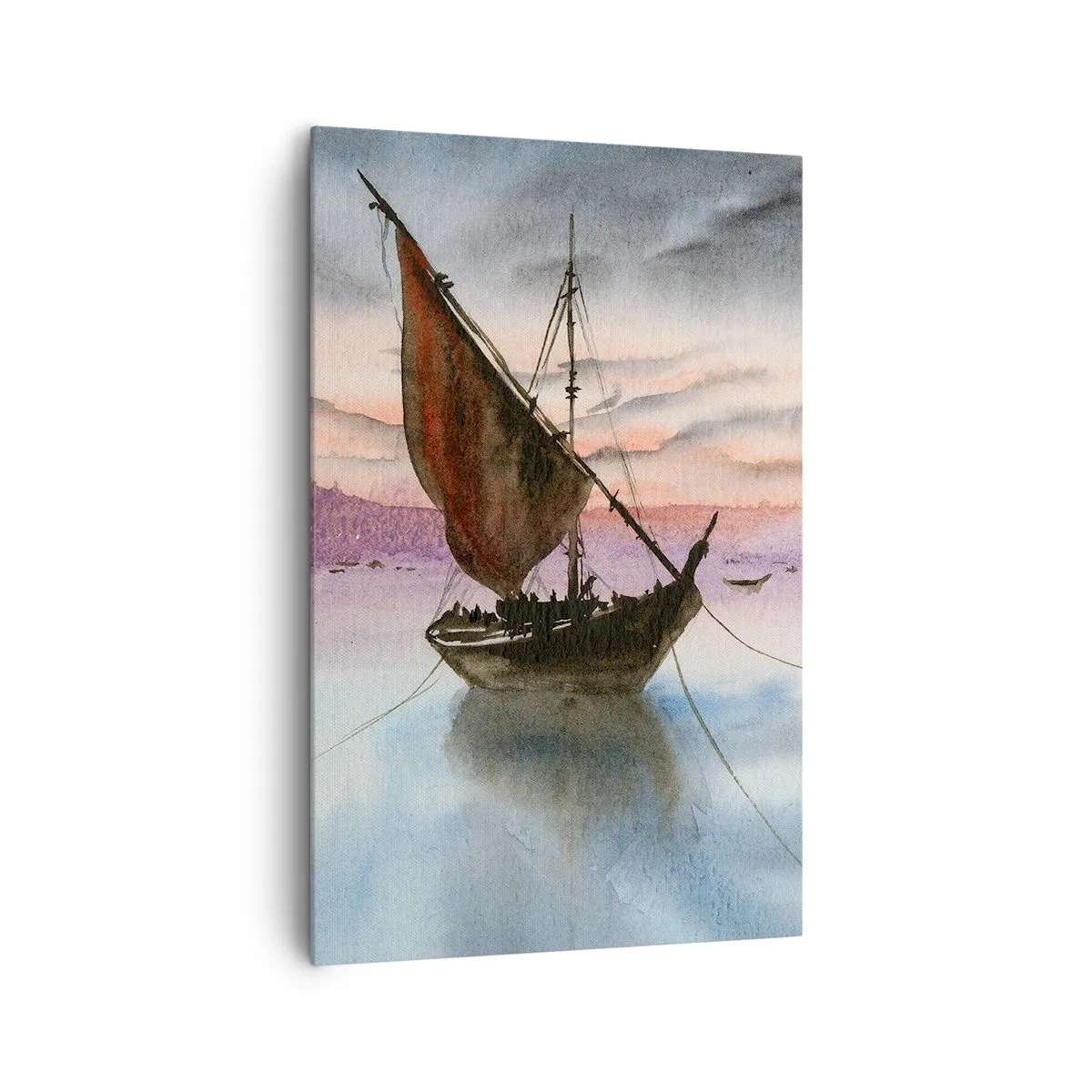 Tablou pe pânză - O seară în port - 80x120 cm