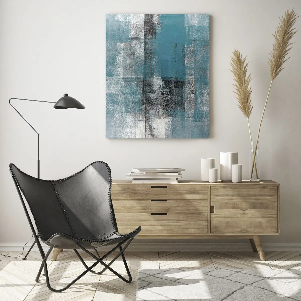Tablou pe sticlă - Apă și aer - 50x70 cm
