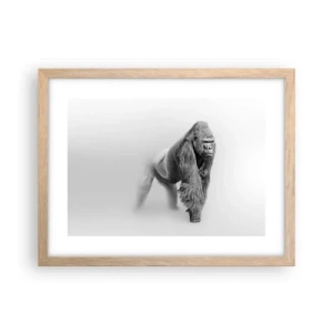 Poster în ramă de stejar deschis - Încrezător în puterea lui - 40x30 cm