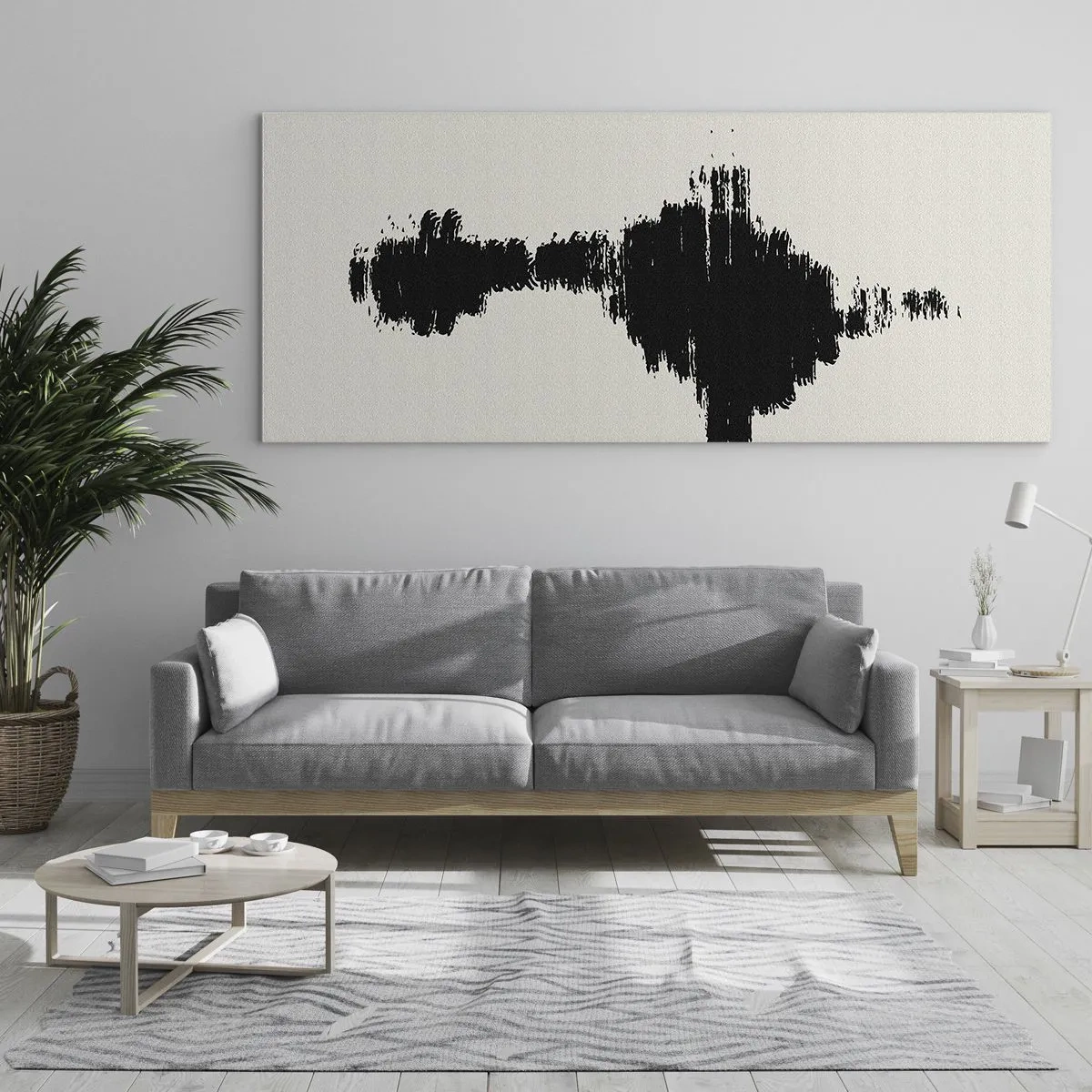 Tablou pe sticlă - Vibrațiile imaginației - 160x50 cm