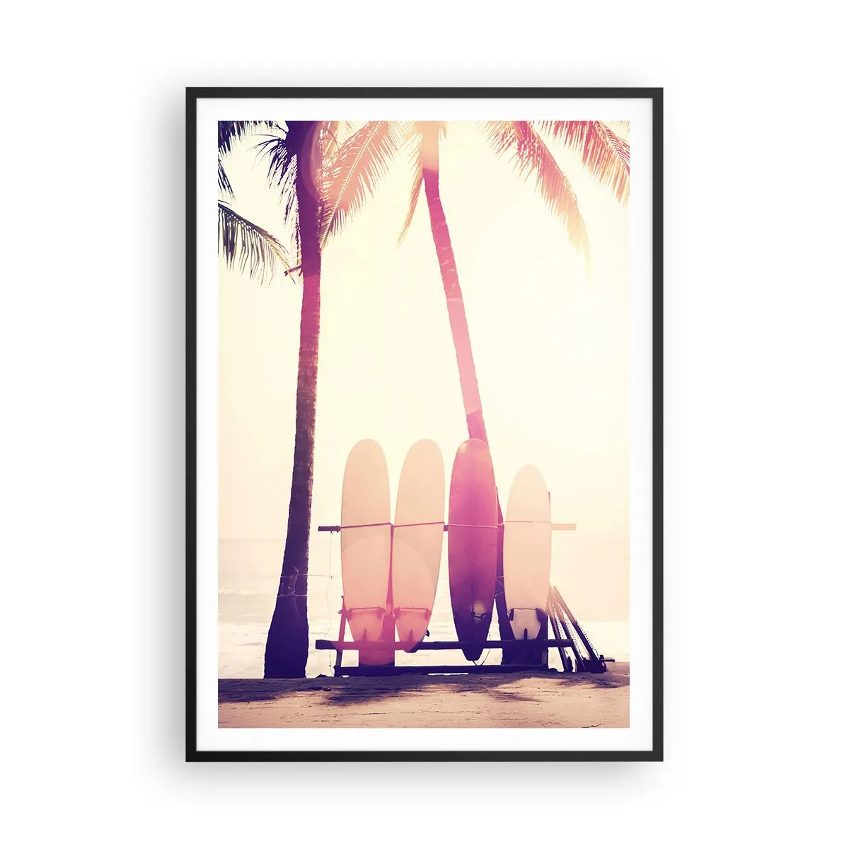 Poster în ramă neagră - Va fi o zi minunată - 70x100 cm