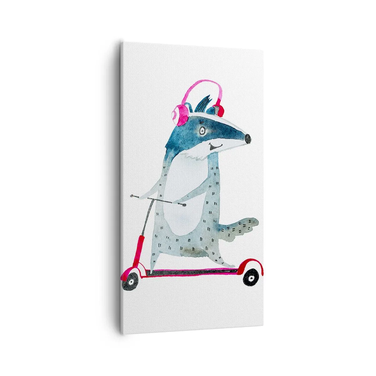 Tablou pe pânză - Bucurie de bursuc - 55x100 cm