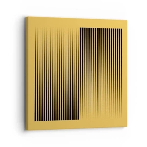 Tablou pe pânză - Pătratul contrariilor - 30x30 cm