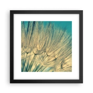 Poster în ramă neagră - Așteptând vântul - 30x30 cm