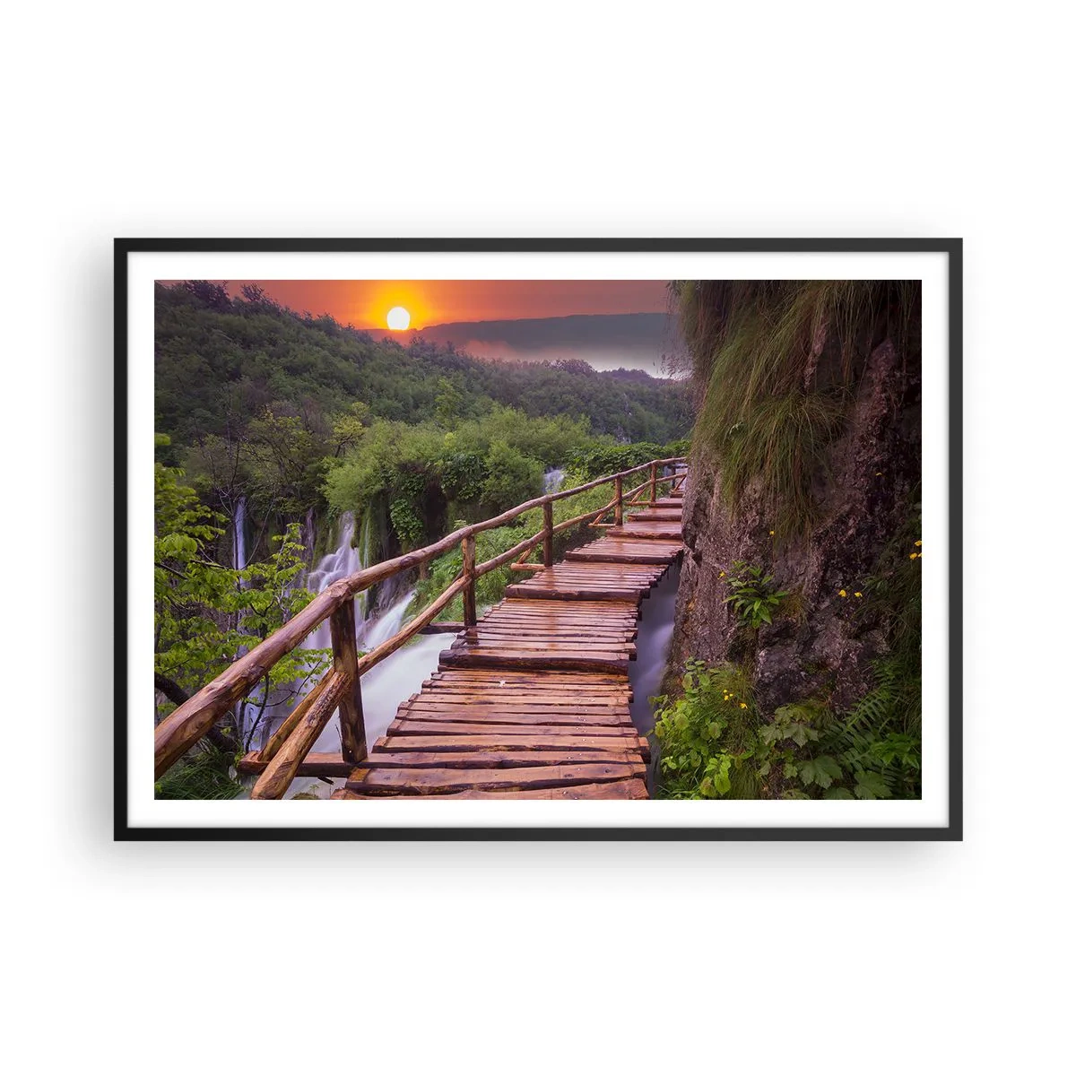 Poster în ramă neagră - Frumusețe de necrezut - 100x70 cm