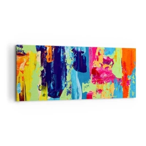 Tablou pe pânză - Viața este frumoasă! - 100x40 cm