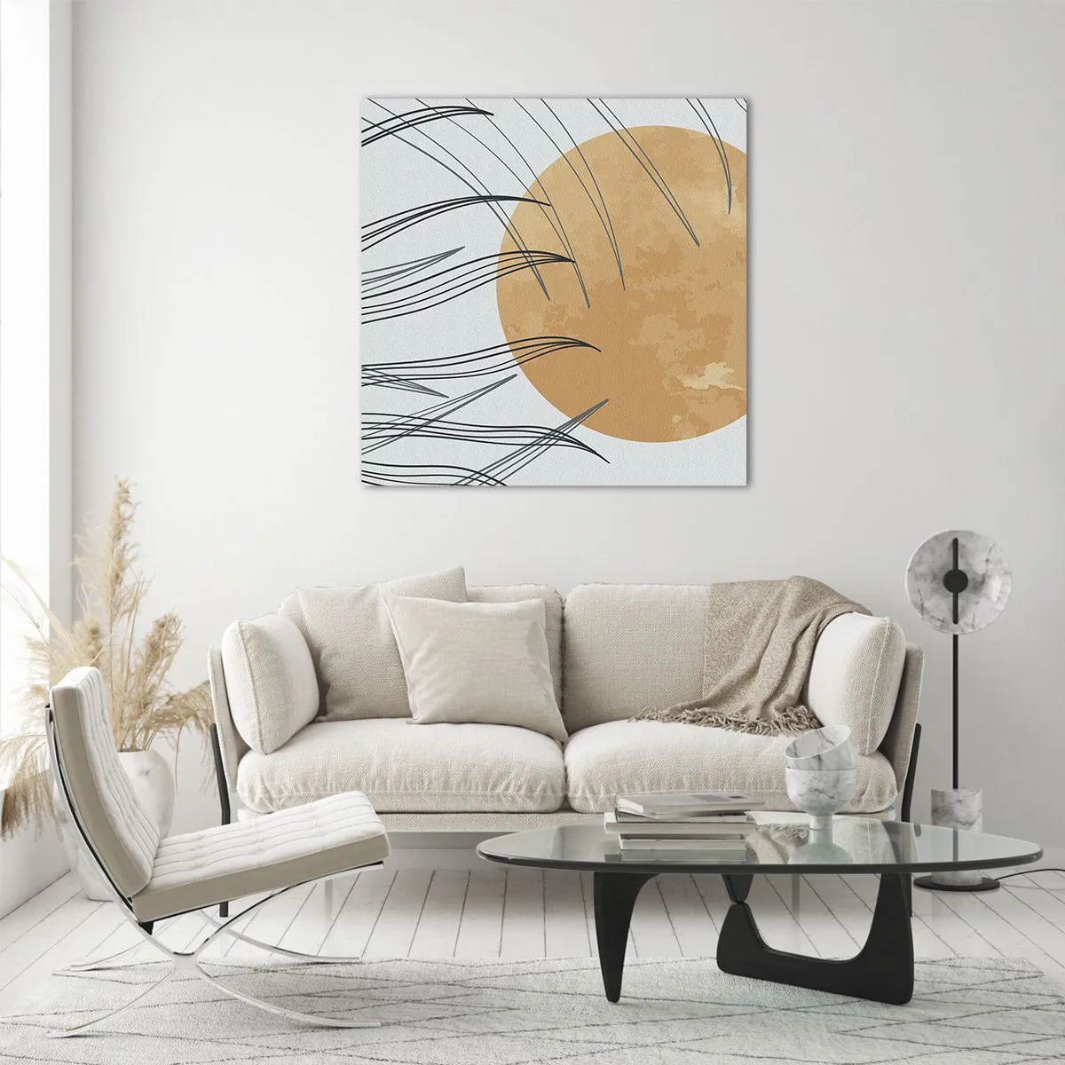 Tablou pe sticlă - Întotdeauna spre soare - 40x40 cm